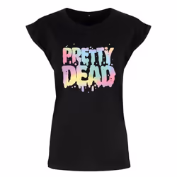 Grindstore Womens/Ladies Pretty Dead Pastel Goth T-Shirt - L, Black
