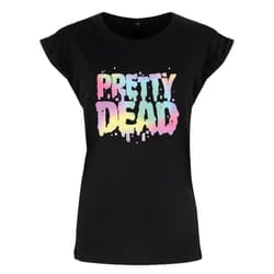 Grindstore Womens/Ladies Pretty Dead Pastel Goth T-Shirt - L, Black