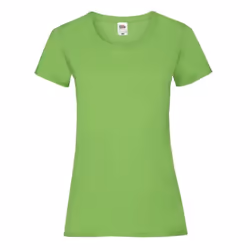 Fruit Of The Loom Ladies/Womens Lady-Fit Valueweight Short Sleeve T-Shirt (Pack Of 5) - XL, Lime