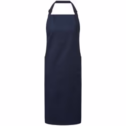 Premier Organic Fairtrade Certified Recycled Full Apron - One Size, Navy