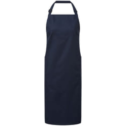 Premier Organic Fairtrade Certified Recycled Full Apron - One Size, Navy