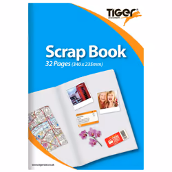Tiger Stationery Scrapbook  (Pack Of 12)