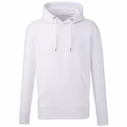 Anthem Mens Organic Hoodie - S, White