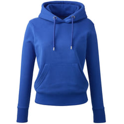 Anthem Womens/Ladies Organic Hoodie - L, Royal Blue