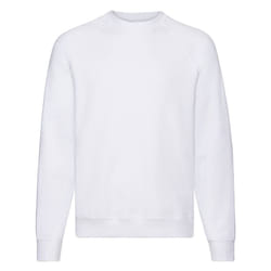 Fruit of the Loom Mens Classic Sweatshirt - 3XL, White