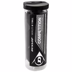 Dunlop Competition Squash Balls (Pack of 3)