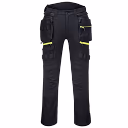 Portwest Unisex Adult DX4 Detachable Holster Pocket Work Trousers - 34R, Black
