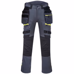 Portwest Unisex Adult DX4 Detachable Holster Pocket Work Trousers - 36R, Gunmetal Grey