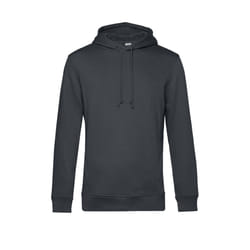 B&C Mens Organic Hoodie - XS, Asphalt