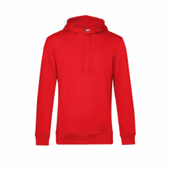 B&C Mens Organic Hoodie - XS, Red