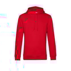 B&C Mens Organic Hoodie - XS, Red
