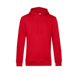 B&C Mens Organic Hoodie - S, Red