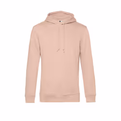 B&C Mens Organic Hoodie - XS, Dusky Pink