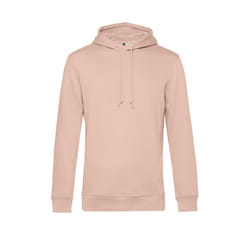 B&C Mens Organic Hoodie - XS, Dusky Pink