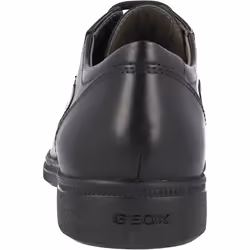 Geox Boys Federico Leather School Shoes - 1 UK, Black
