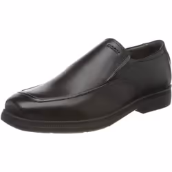 Geox Boys Federico Leather School Shoes - 1 UK, Black
