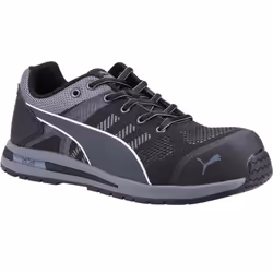 Puma Safety Mens Elevate Low Knitted Safety Trainers - 8 UK, Black
