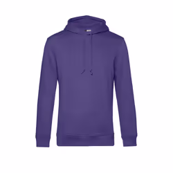 B&C Mens Organic Hoodie - S, Radiant Purple