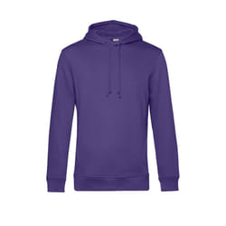 B&C Mens Organic Hoodie - S, Radiant Purple