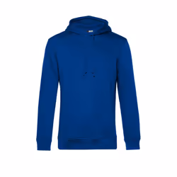 B&C Mens Organic Hoodie - M, Royal Blue