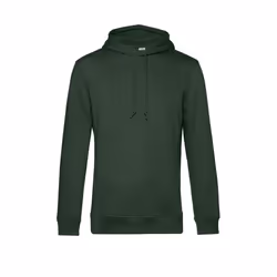 B&C Mens Organic Hoodie - S, Forest Green