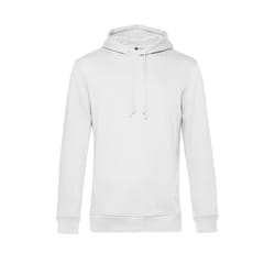 B&C Mens Organic Hoodie - S, White