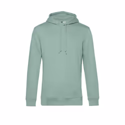 B&C Mens Organic Hoodie - S, Sage Green