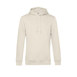 B&C Mens Organic Hoodie - S, Off White