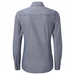 Premier Womens/Ladies Organic Fairtrade Certified Chambray Formal Shirt - XS, Grey Denim