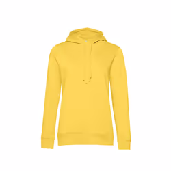 B&C Womens/Ladies Organic Hoodie - L, Blazing Yellow
