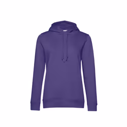 B&C Womens/Ladies Organic Hoodie - XS, Radiant Purple