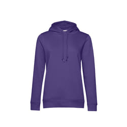 B&C Womens/Ladies Organic Hoodie - XS, Radiant Purple