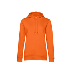 B&C Womens/Ladies Organic Hoodie - XS, Orange