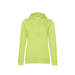 B&C Womens/Ladies Organic Hoodie - XS, Lime Green