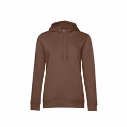 B&C Womens/Ladies Organic Hoodie - XS, Coffee