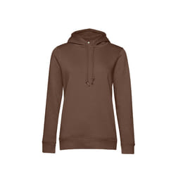 B&C Womens/Ladies Organic Hoodie - XS, Coffee
