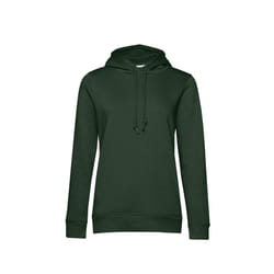 B&C Womens/Ladies Organic Hoodie - XS, Forest Green