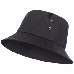 Trespass Unisex Adult Waxy Bucket Hat - S-M, Black