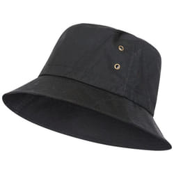 Trespass Unisex Adult Waxy Bucket Hat - S-M, Black