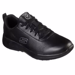 Skechers Womens/Ladies Marsing Gmina Slip Resistant Leather Trainers - 3 UK, Black