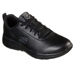 Skechers Womens/Ladies Marsing Gmina Slip Resistant Leather Trainers - 4 UK, Black