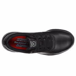 Skechers Womens/Ladies Marsing Gmina Slip Resistant Leather Trainers - 4 UK, Black