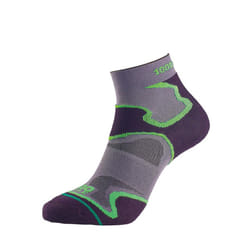 1000 Mile Womens/Ladies Fusion Socks - M, Grey/Black/Green
