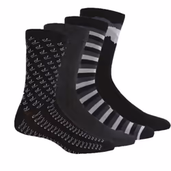 Regatta Mens Lifestyle Socks (Pack of 4) - 6 UK-8 UK, Black