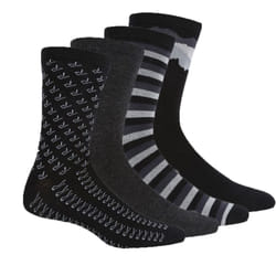 Regatta Mens Lifestyle Socks (Pack of 4) - 6 UK-8 UK, Black