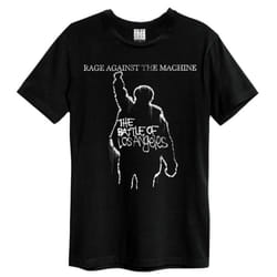 Amplified Unisex Adult Battle Of LA Rage Against The Machine T-Shirt - S, Charcoal