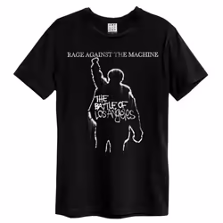 Amplified Unisex Adult Battle Of LA Rage Against The Machine T-Shirt - XS, Charcoal