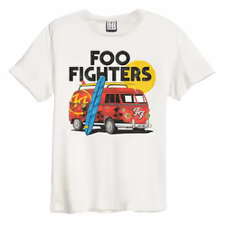 Amplified Unisex Adult Camper Van Foo Fighters T-Shirt