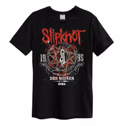Amplified Unisex Adult Des Moines Slipknot T-Shirt - XS, Black