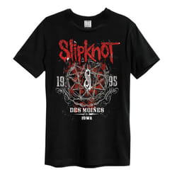 Amplified Unisex Adult Des Moines Slipknot T-Shirt - XS, Black